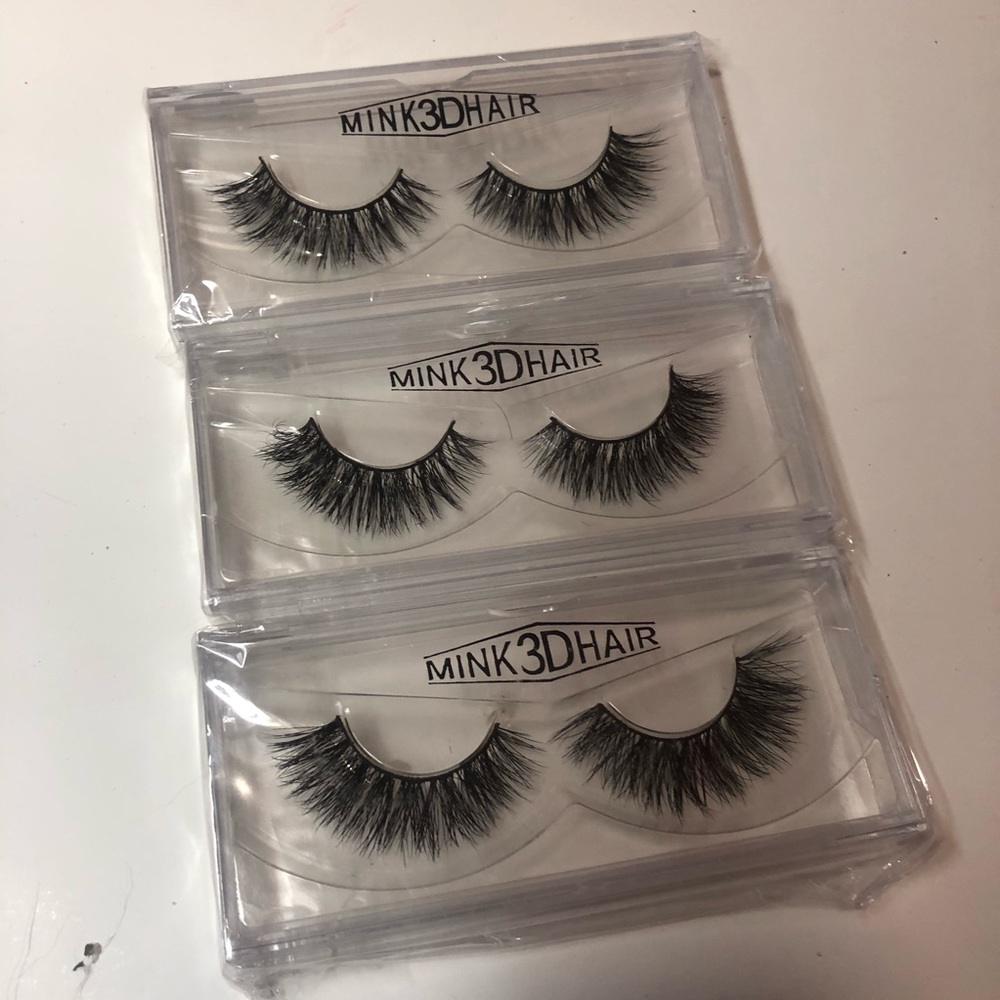 3 pairs of Faux Mink Lashes
